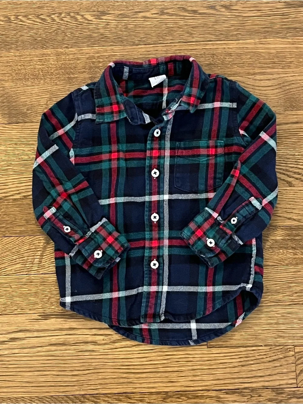 Baby Gap Boys Size 2T Flannel Button-Down Shirts Bundle